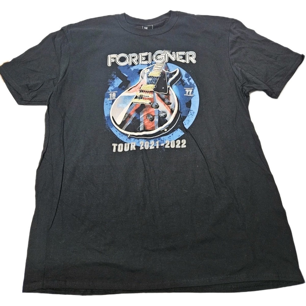 Foreigner Juke Box Heroes 2021 World Tour Concert T-Shirt 2XL The Thread Shop